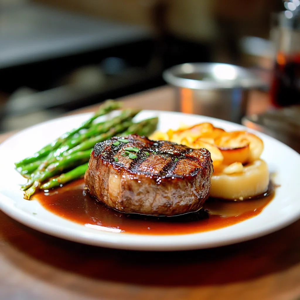 a grilled baseball steak on a plate