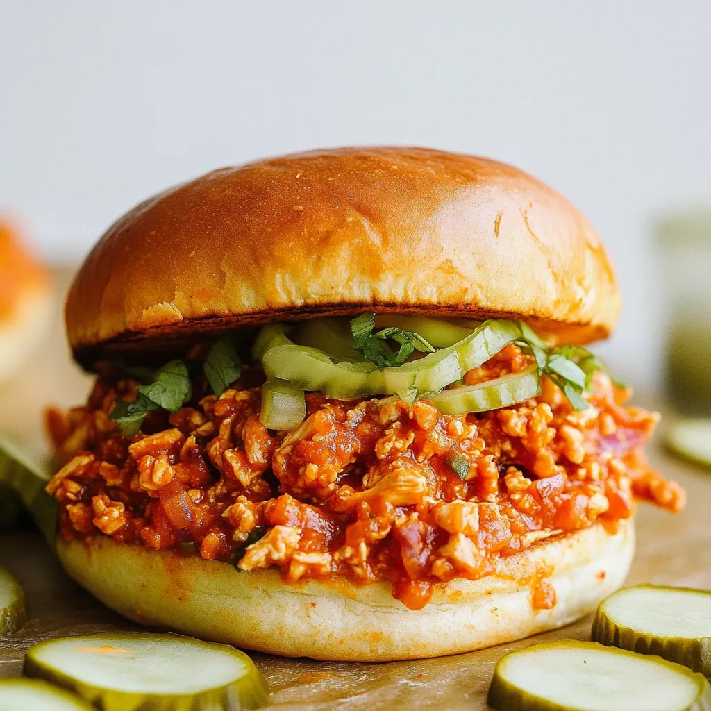 cheesy chicken sloppy joe recipes